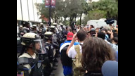 Dueling police and protestor cameras at RNC protest